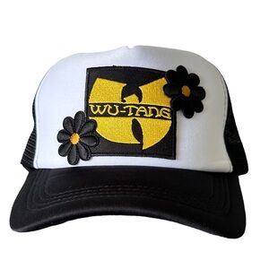 Trucker Hat with Embroidered Patches